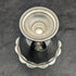 British vintage silver plate egg stand & napkin ring & spoon set boxed